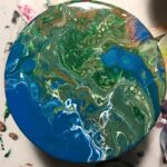 Murat Eken Instagram - başka bir dünya mümkün... a revolution without dancing, is a revolution not worth having.. #sınırsız #borderless #earth @paintitup #acrylicpainting #acrylicpouring #oyver Planet Earth