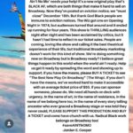 Myha’la Herrold Instagram - @aintnomobway is the best theater I’ve seen in a long time. This play is for everybody! Not just Black folks, not just queer folks. Everyone. They’ve been served an eviction notice after opening just two weeks ago. They deserve better, the people who haven’t had the chance to witness this greatness deserve better. IF YOU CAN, GO! IF YOU CAN, GET TICKETS FOR FRIENDS WHO CANNOT. It is BEYOND worth it. @jordanecooper said it best “thank god Black people are immune to eviction notices.” Besides it being very fun and very queer and very VERY Black, this play to me is a perfect play. The writing is exception, all the design elements and sound design are beautiful, and the actors leave everything behind on that stage. Please see this, bc it’s good. #saveAINTNOMO