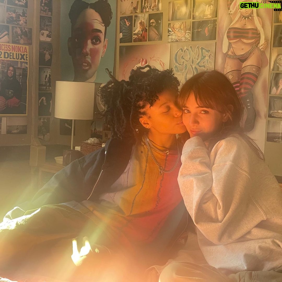 Myha’la Herrold Instagram - A very solid five days on @dumbmoneymovie w angel @taliaryder 🧠🫶🏾🥲