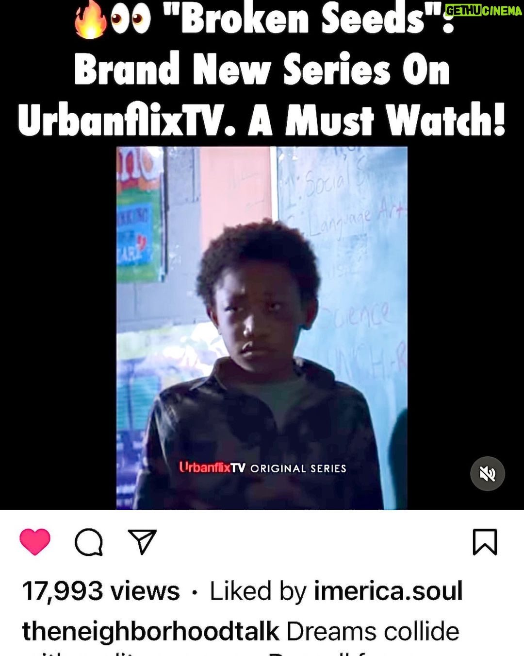 Mylo Uschold Instagram - Look mom I’m on TV! Thank you God for the opportunities! #urbanflixtv @urbanflix.tv #acting #filmmaking #blessed