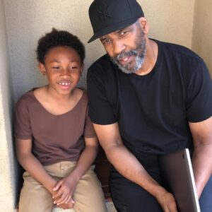 Mylo Uschold Instagram - How ironic! The same day the trailer comes out, @mylothekid and I are on the same exact same Stage (Stage16) filming something else! Also Denzel told me and Mylo that his son filmed his first movie on the same stage. Weird #denzelwashington #actors #filmmakers @officialdenzelwashingtton  @denzelwashington.official