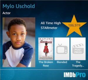 Mylo Uschold Instagram - Great to be official #imdb