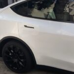 Mylo Uschold Instagram - My dad rented me a Tesla. It looks sick