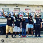 Mylo Uschold Instagram – Serious topic! Another successful day with my video dad @pagekennedy #vote #blm #policebrutality