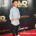 Mylo Uschold Instagram - Posted @withrepost • @aj3report @mylothekid at Sebastian Premiere. #mylo #sagactor #brokenseeds #abbottelementary #kidactor @mannrobinson Atlanta, Georgia