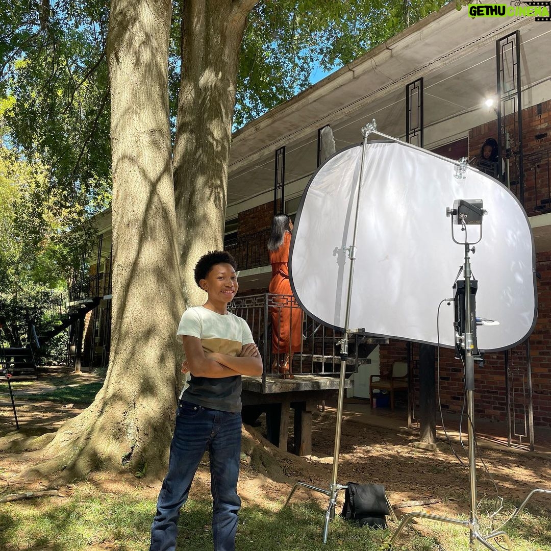 Mylo Uschold Instagram - Back on set #atlanta #actor