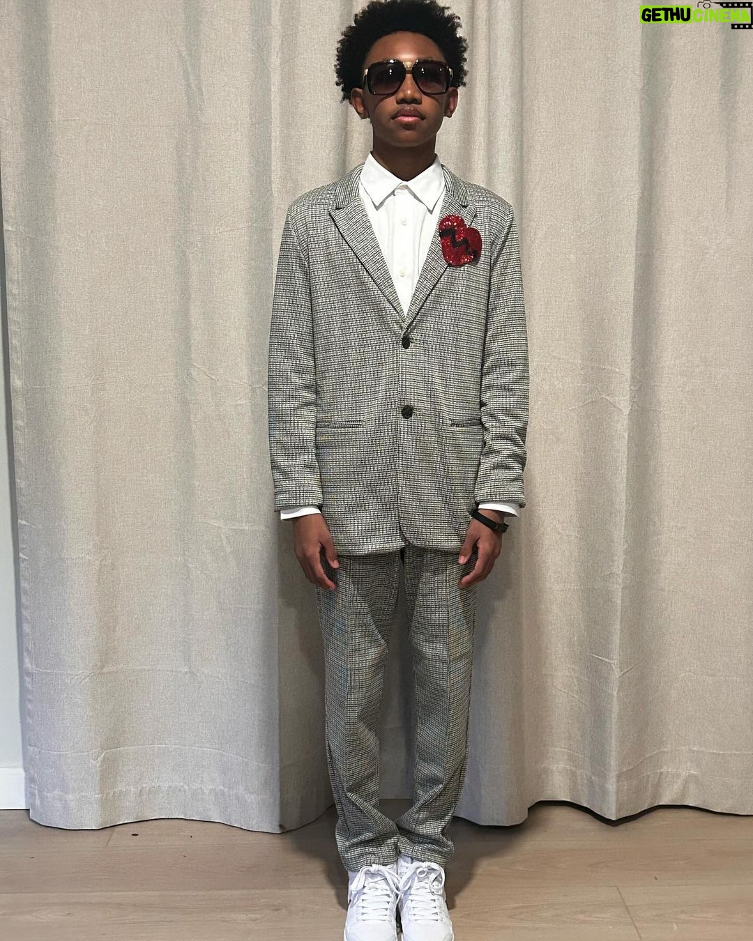 Mylo Uschold Instagram - Had to dress up as a Big Star for@my first dance!