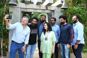 N. T. Rama Rao Jr. Instagram - It was such a pleasure hosting you and your team for lunch Ted. Enjoyed our conversation and the afternoon spent together indulging in our love for movies and food.

@tedsarandos @goradino @monika__shergill @netflix_in
