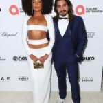 Nabiyah Be Instagram - Last night at the @eltonjohn #EJAFOscars Oscar’s Party. What a gift to se Elton John perform and hear those piercing truthful words: “ its time to celebrate who you are: one and the same!” Ahow Vida, obrigada por tanto. Elton John Aids Foundation
