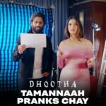 Naga Chaitanya Instagram – welcoming @chayakkineni in true @tamannaahspeaks style 😉 
our family just got a whole lot cooler 💙

#DhoothaOnPrime, Dec 1