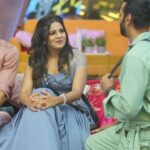 Namratha Gowda Instagram - Being Kind is Classy not weakness!!😉🧿 @colorskannadaofficial @officialjiocinema Wardrobe Courtesy: @amorabybindureddy Styling: @likitha_suresh_ #bbk10 #biggboss #season10 #jiocinema #namarathagowda #relentkreationz