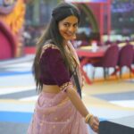 Namratha Gowda Instagram - Every Morning has a unique story. There are always some seeds of possibilities waiting to Sprout 🌱 Styling:@likitha_suresh_ Wardrobe:@kannadi_fashion_offical Jewellery: @thespatika #bbk10 #biggboss #season10 #colorskannada #jiocinema #namarathagowda #relentkreationz