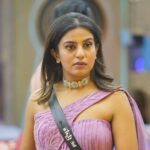 Namratha Gowda Instagram - There is nothing that makes its way more directly to the soul than beauty!! 🧿 @colorskannadaofficial @officialjiocinema Styling: @likitha_suresh_ Wardrobe: @vishishtadesignerstudio Jewelllery: @thespatika #bbk10 #biggboss #season10 #colorskannada #jiocinema #namarathagowda #namratha #relentkreationz