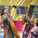 Namratha Gowda Instagram - Nammu slaying the style game like a queen 😉 @colorskannadaofficial @officialjiocinema Outfit: @sck_designer_studio Styling: @likitha_suresh_ #bbk10 #biggboss #season10 #colorskannada #jiocinema #namarathagowda #nammu #relentkreationz