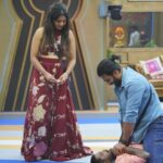 Namratha Gowda Instagram - Nammu slaying the style game like a queen 😉 @colorskannadaofficial @officialjiocinema Outfit: @sck_designer_studio Styling: @likitha_suresh_ #bbk10 #biggboss #season10 #colorskannada #jiocinema #namarathagowda #nammu #relentkreationz