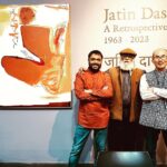 Nandita Das Instagram - What a lovely evening it was! A discerning and diverse audience came for the book launch of my father’s retrospective show. I edited it and my brother, Siddhartha and I designed it together. What a challenge and privilege it was! My father’s student, Uchiyama, came all the way from Japan for the show! So heartwarming! Thank you @ngma_delhi for hosting the show till Jan 7th 2024 and to @raghurai.official @therajeevsethi #sharmilatagore #gopalkrishnagandhi and all the lovely people for coming on the evening of 2nd of Dec. It was also the artist’s birthday. This, we children planned! Here is a peek…