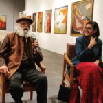 Nandita Das Instagram - What a lovely evening it was! A discerning and diverse audience came for the book launch of my father’s retrospective show. I edited it and my brother, Siddhartha and I designed it together. What a challenge and privilege it was! My father’s student, Uchiyama, came all the way from Japan for the show! So heartwarming! Thank you @ngma_delhi for hosting the show till Jan 7th 2024 and to @raghurai.official @therajeevsethi #sharmilatagore #gopalkrishnagandhi and all the lovely people for coming on the evening of 2nd of Dec. It was also the artist’s birthday. This, we children planned! Here is a peek…