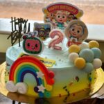 Nanditha Jennifer Instagram - Cocomelon themed cake for a lil one ❤️ #cocomelon #yelagiri #cake #cakenestin Fundera Park