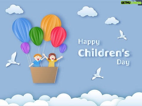 Nanditha Jennifer Instagram - Wishing all the little ones a day filled with joy, laughter, and endless happiness on this Children’s Day 🎊🎈🎁🎉 . . #happy #childrensday #instagram #instadaily #instagood #thankyou #jesus