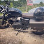 Nando Pradho Instagram - 🏍SP👉🏼SC 700km para visitar papys!! 😎 Triumph Street Twin Porto Belo - Bombas - Bombinhas - Camboriu