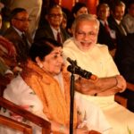 Narendra Modi Instagram - Lata Didi’s soulful renditions evoked deep emotions and will forever hold a special place in our culture. Remembering her on her birth anniversary and sharing a #throwbackthursday picture with her a few years ago. #tbt