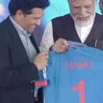 Narendra Modi Instagram - A special ‘Team India’ jersey from @sachintendulkar