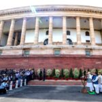 Narendra Modi Instagram - This morning at Parliament. This is a short session but it is an important one for our nation.