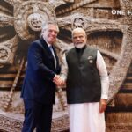 Narendra Modi Instagram - Gracias por recibirme de forma tan cálida en esta gran Cumbre del #G20India 🇮🇳, primer ministro @narendramodi. Llevaremos adelante una jornada cuyas características son sin duda lo que el mundo más necesita: diálogo y cooperación para el crecimiento conjunto.