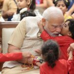 Narendra Modi Instagram – A very very special Raksha Bandhan at 7, Lok Kalyan Marg.