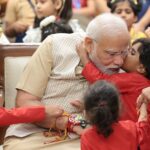 Narendra Modi Instagram - A very very special Raksha Bandhan at 7, Lok Kalyan Marg.