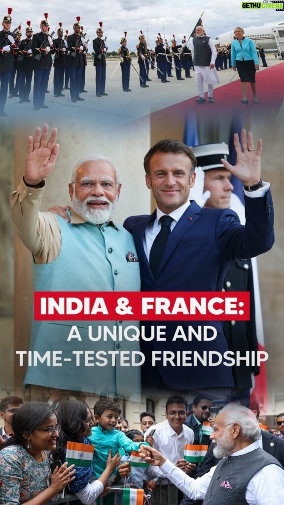 Narendra Modi Instagram - Taking India-France friendship to the next level. Day 1 of my visit to Paris 🇮🇳 🇫🇷