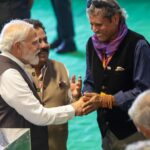 Narendra Modi Instagram - Varanasi will get a 🏏 stadium. Laid the foundation stone for this project. Also interacted with eminent sports personalities.