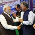 Narendra Modi Instagram – Varanasi will get a 🏏 stadium. 

Laid the foundation stone for this project. Also interacted with eminent sports personalities.