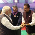 Narendra Modi Instagram – Varanasi will get a 🏏 stadium. 

Laid the foundation stone for this project. Also interacted with eminent sports personalities.