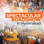 Narendra Modi Instagram - Thank you Hyderabad for the incredible warmth and affection during the roadshow last evening!