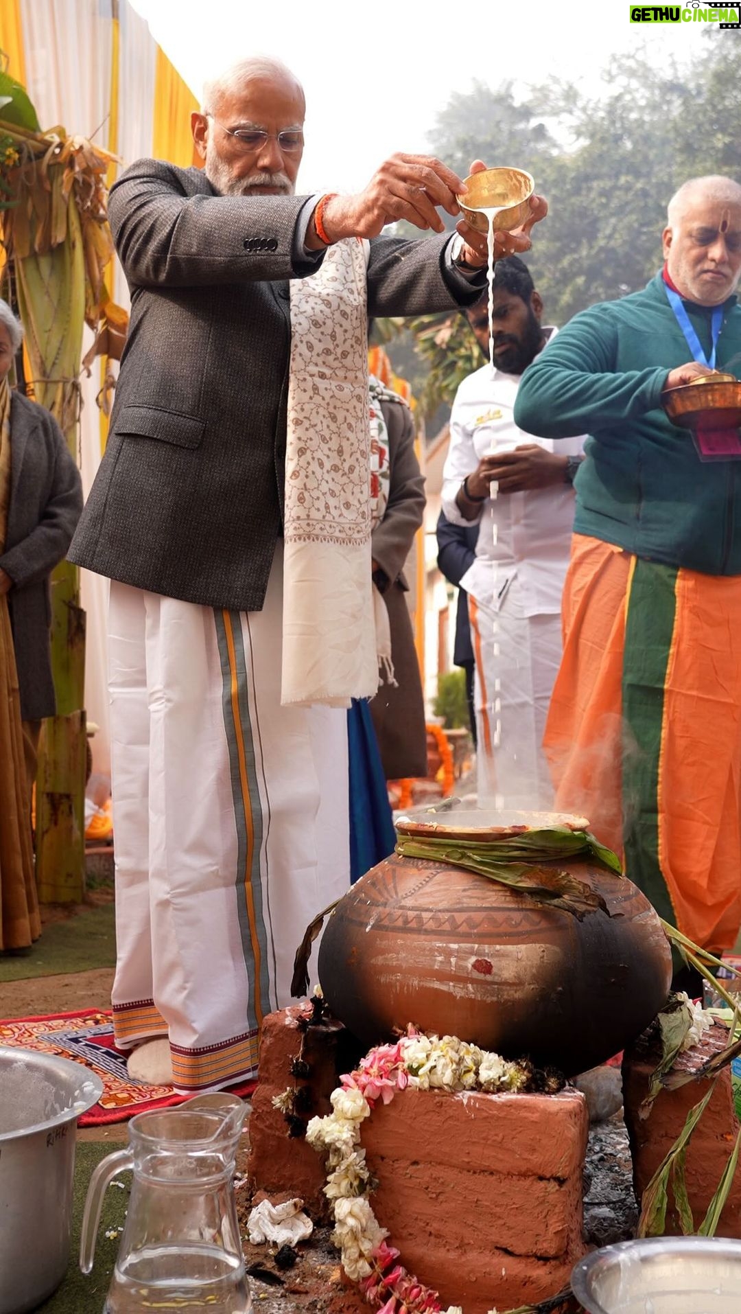 Narendra Modi - 5.3 Million Likes - A special Pongal celebration in Delhi...