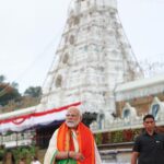 Narendra Modi Instagram - At the Sri Venkateswara Swamy Temple in Tirumala, prayed for the good health, well-being and prosperity of 140 crore Indians.