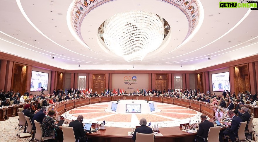 Narendra Modi Instagram - The G20 Summit has commended with a session on ‘One Earth.’ One of the things that makes me very happy is the inclusion of the African Union as a permanent member of G20. This will strengthen the voice of the Global South.