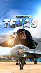 Narendra Modi Instagram - Flying on the Tejas was a special experience!