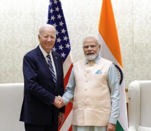 Narendra Modi Instagram - Welcomed @potus @joebiden 🇺🇸 , PM Sheikh Hasina 🇧🇩 and PM Pravind Jugnauth 🇲🇺 at 7, Lok Kalyan Marg, Delhi.