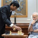 Narendra Modi Instagram - With the brilliant chess player Praggnanandhaa and his family. A meeting I’ll always cherish.