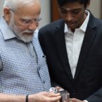 Narendra Modi Instagram - With the brilliant chess player Praggnanandhaa and his family. A meeting I’ll always cherish.