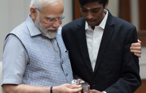 Narendra Modi Instagram - With the brilliant chess player Praggnanandhaa and his family. A meeting I’ll always cherish.