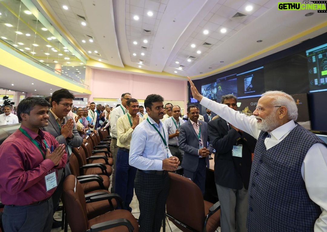 Narendra Modi Instagram - At ISRO, where every corner holds a universe of possibilities!