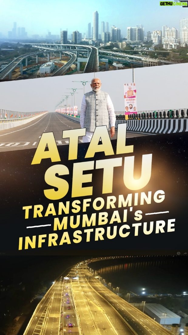 Narendra Modi - 3.9 Million Likes - #AtalSetu , a pioneering project that will transform infrastructure in Mumbai!