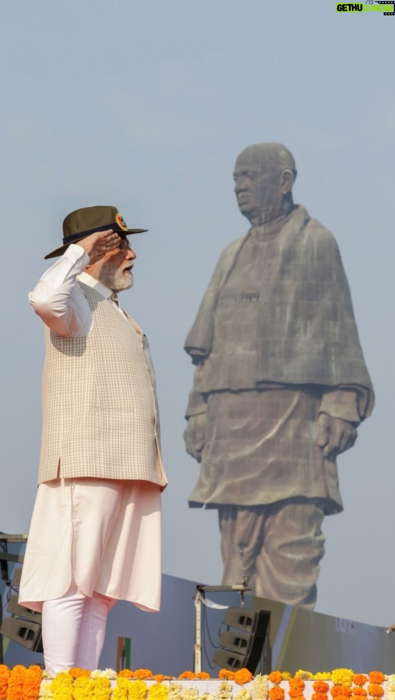 Narendra Modi Instagram - Spectacular Ekta Diwas at the #StatueOfUnity!
