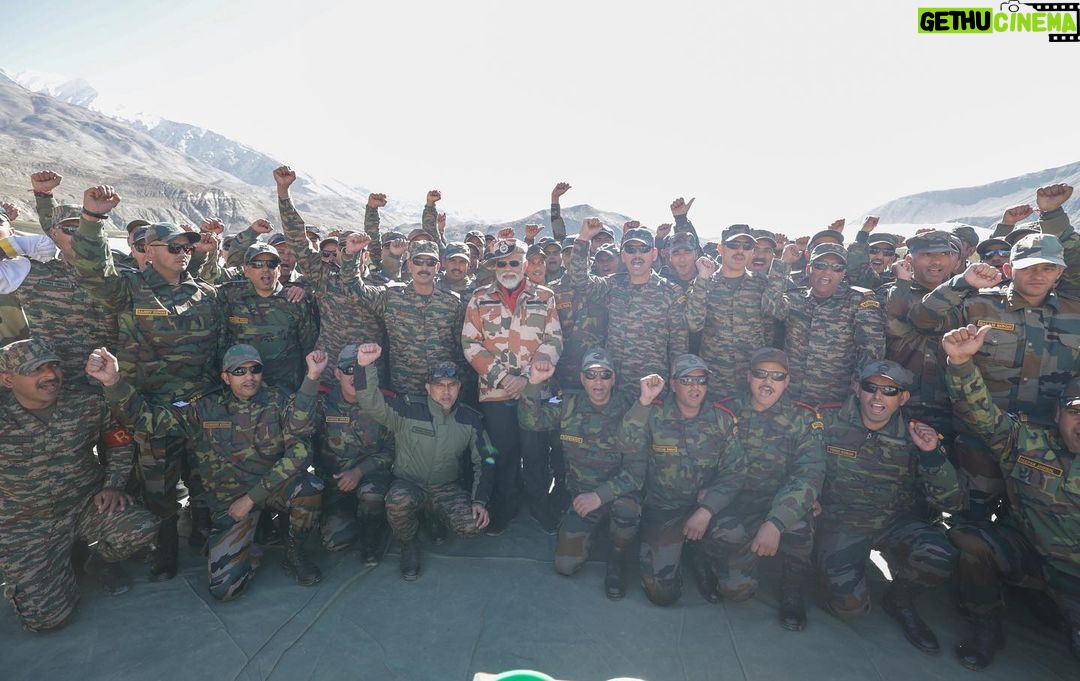 Narendra Modi Instagram - A special Diwali with our security forces! Hope you all are also having a wonderful Diwali.