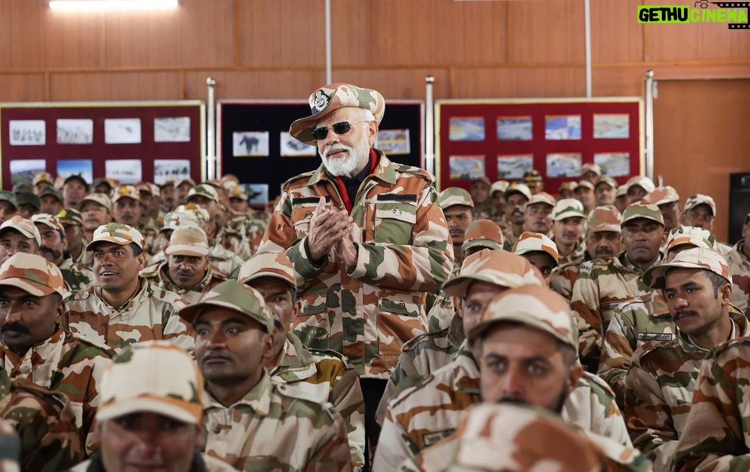 Narendra Modi Instagram - A special Diwali with our security forces! Hope you all are also having a wonderful Diwali.