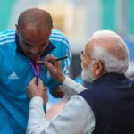 Narendra Modi Instagram - With our Asian Para Games athletes. India is very proud!