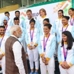 Narendra Modi Instagram - Excellent interaction with our Asian Games contingent. India is proud of our champions!